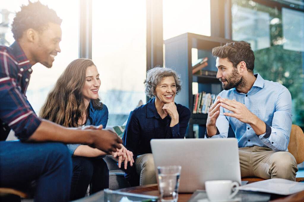 Cropped shot of a group of creatives having a meeting in a modern office